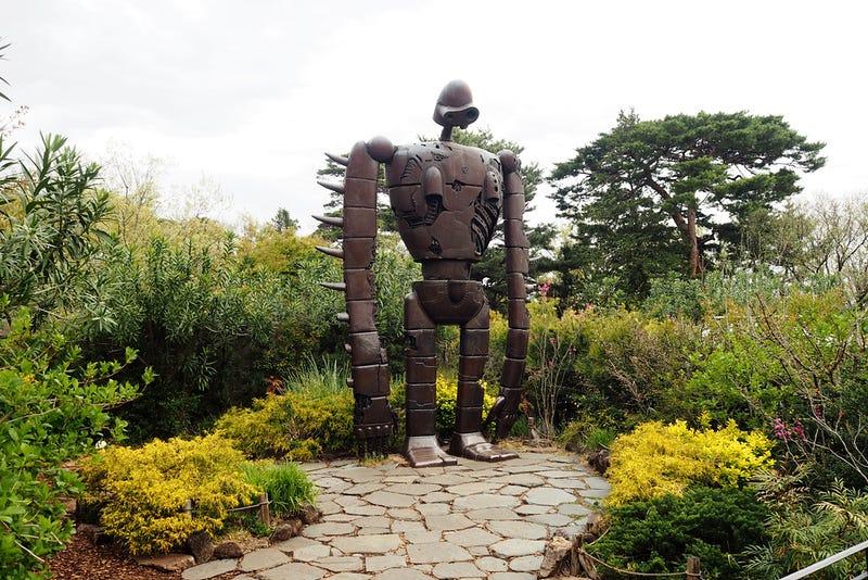 The rooftop at Ghibli museum The rooftop at Ghibli museum